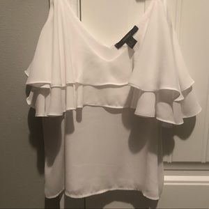 Off the Shoulder White Top Like New